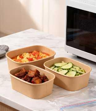 Kraft Food Containers for Takeaway & Delivery
