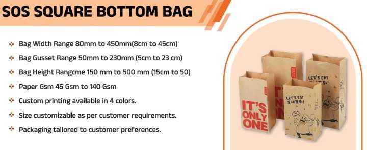 Kraft Paper Bags (With and Without Handles)