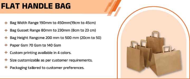 Kraft Paper Bags (With and Without Handles)