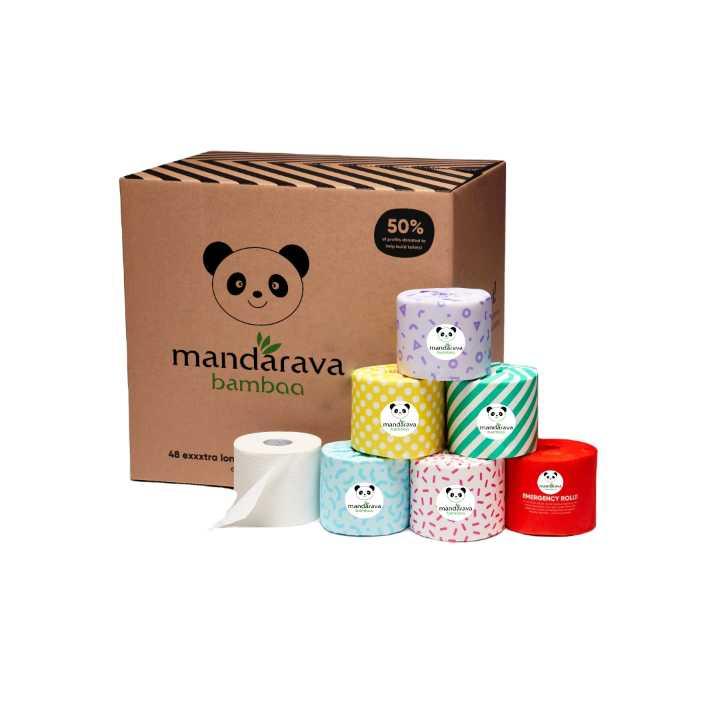 100% Bamboo FSC Toilet Paper Rolls