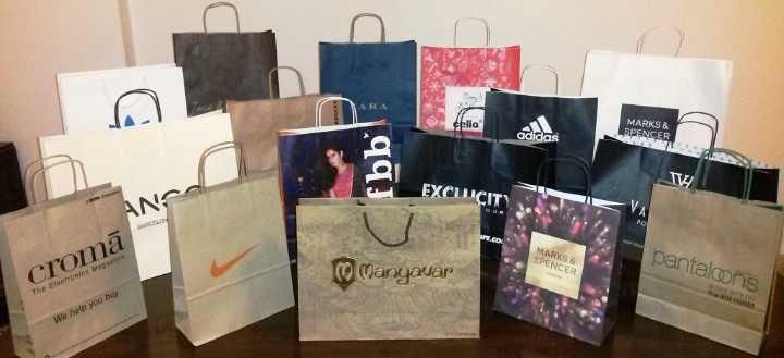 Kraft Paper Bags with and without Handles