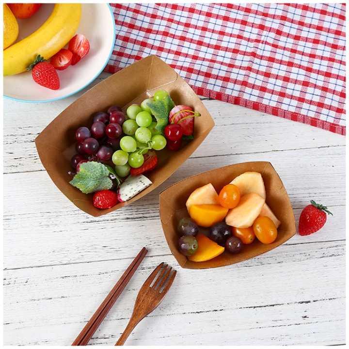 Kraft Paper 125ml Boat Boxes