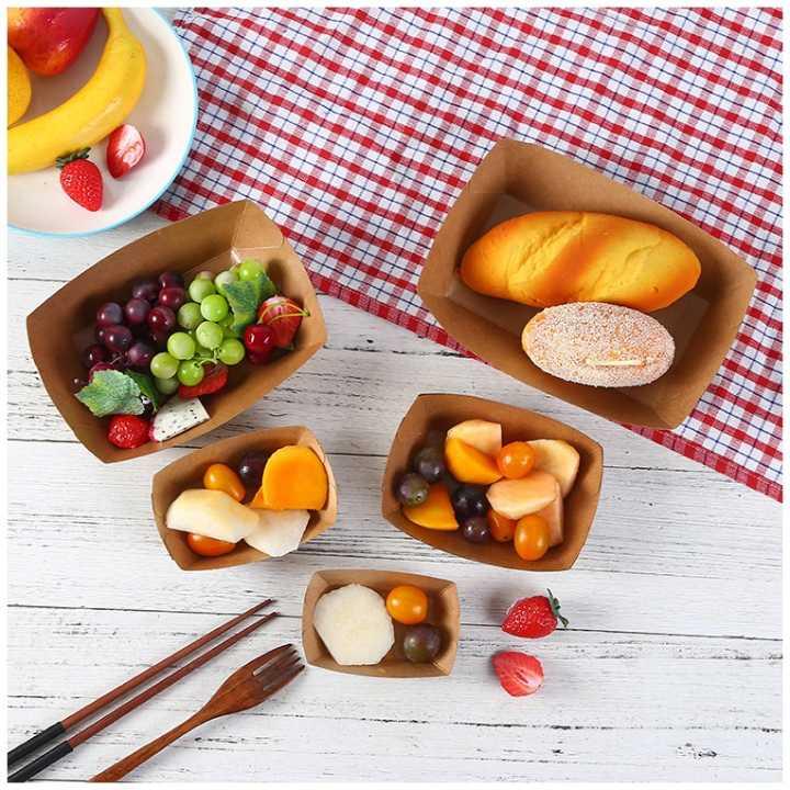 Kraft Paper 310ml Boat Boxes
